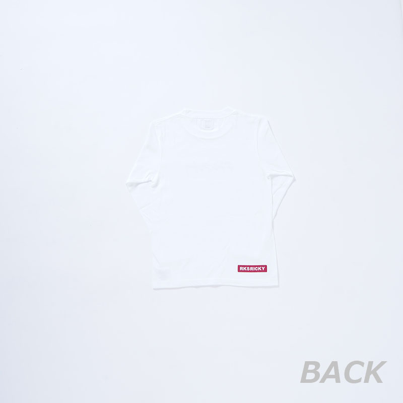 【キッズ】ＲＫＳスワロフスキーロングＴ(white)